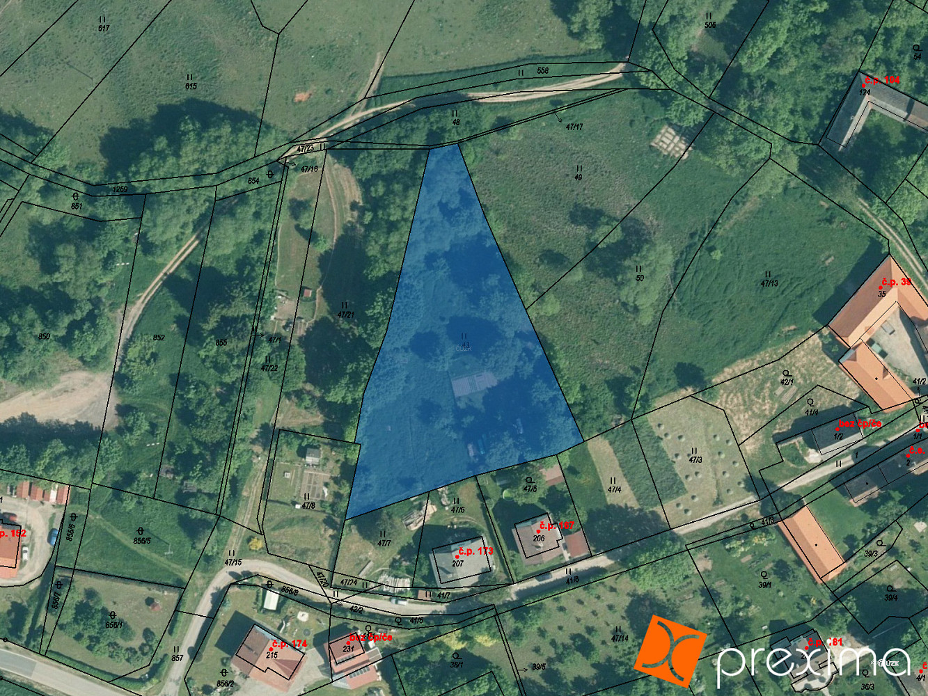 Prodej pozemku 622 m²