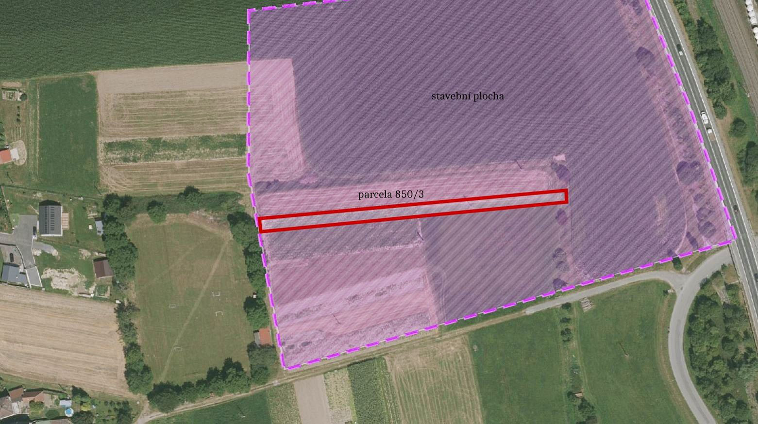 Prodej komerčního pozemku 480 m² — photo 2