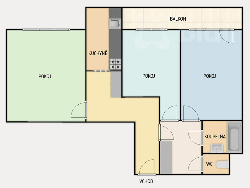 Prodej bytu 3+1 70 m² – fotografie 2