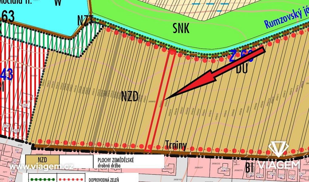 Prodej zahrady 919 m², Dubňany – náhled fotky 5