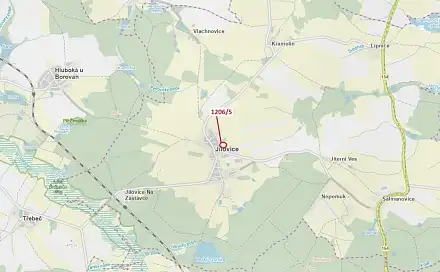 Dražba zahrady 95 m², Jílovice