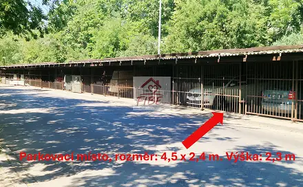 V rovinách, garážové stání pod uzavřením, V rovinách, Praha 4