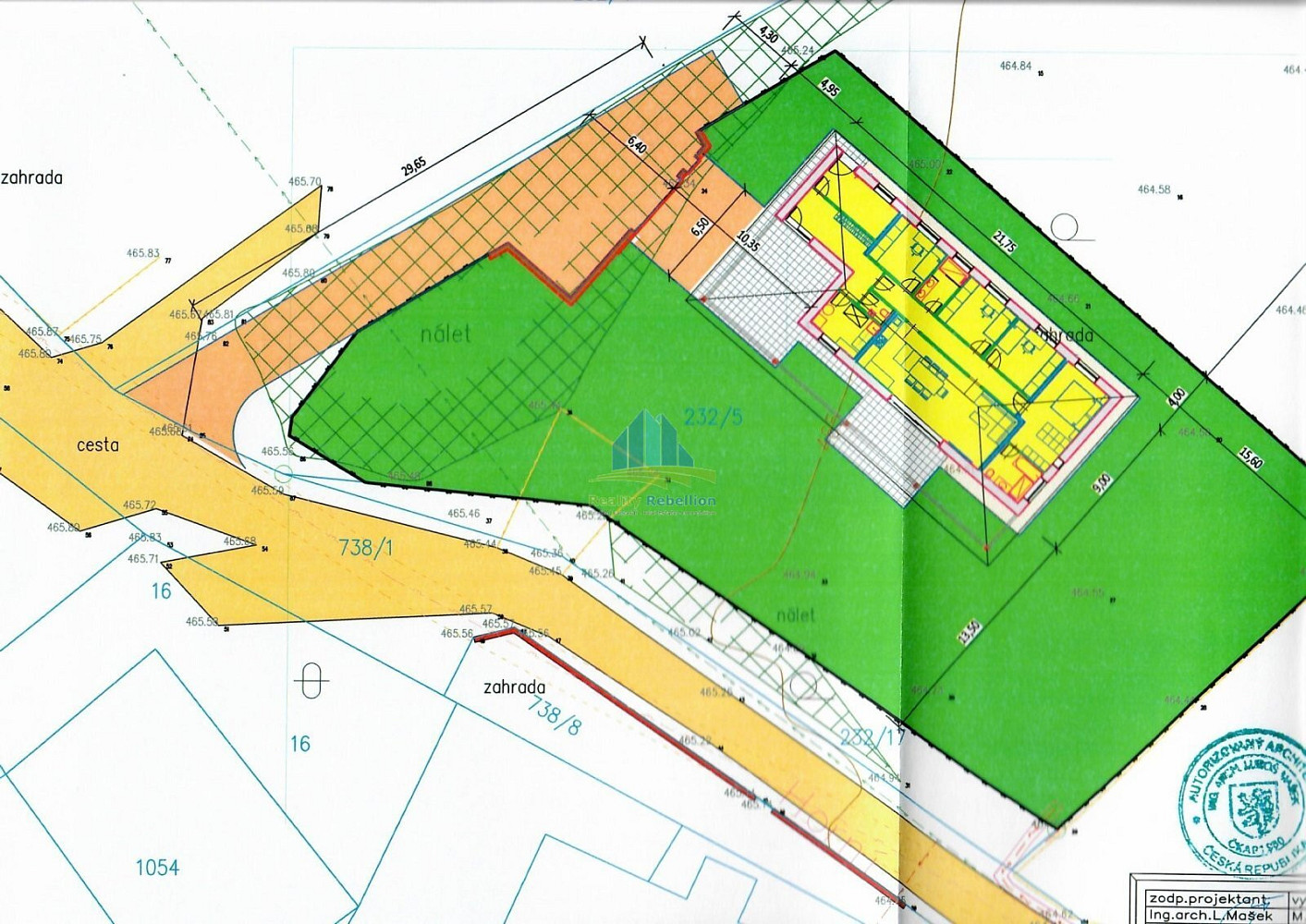 Prodej zahrady 1 302 m²