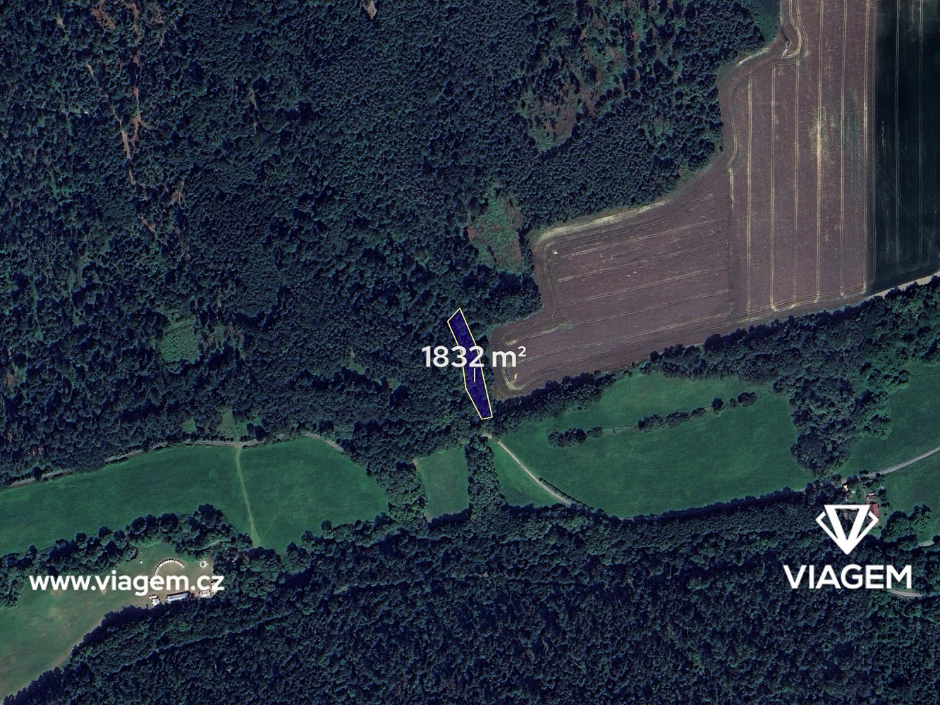Prodej pole 1 221 m² – fotografie 2