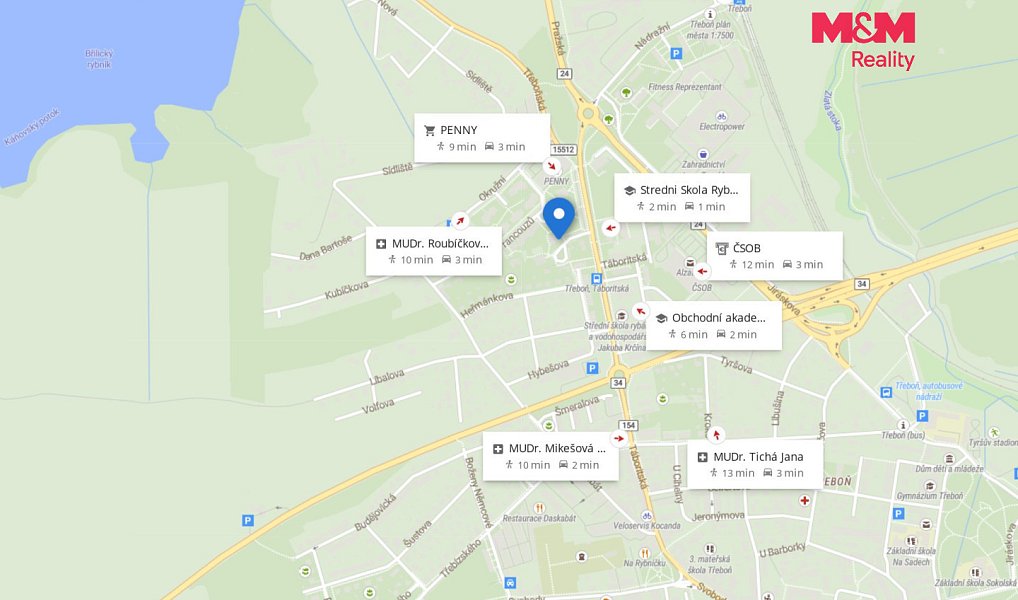 Prodej bytu 1+kk 30 m², Třeboň – náhled fotky 10