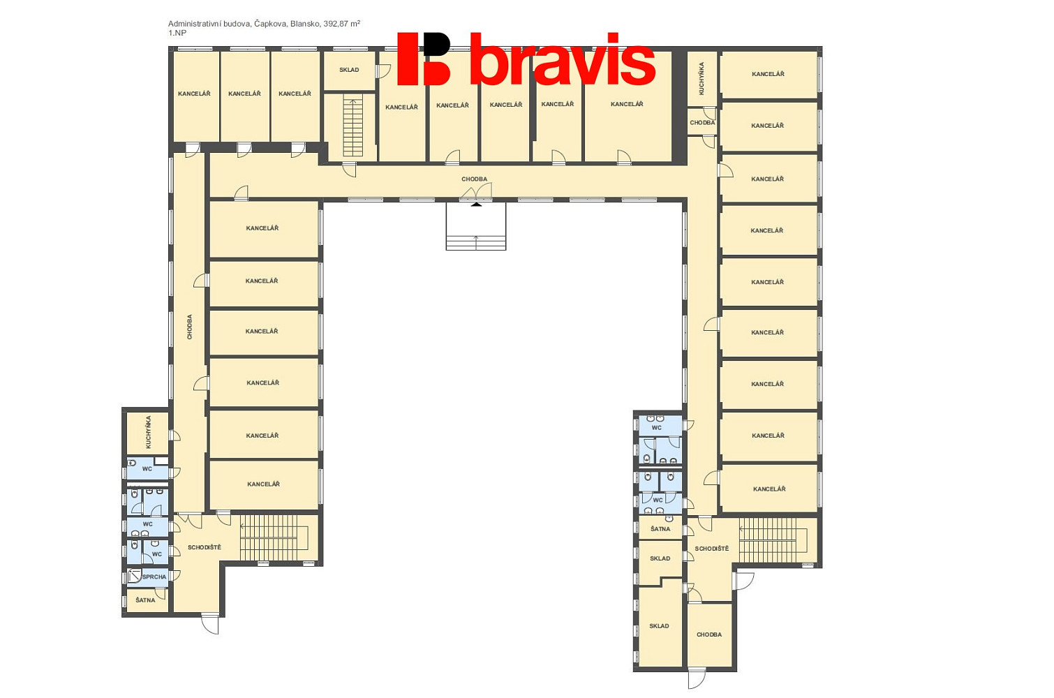 Pronájem kanceláře 1 385 m² — photo 4