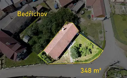 Prodej domu 41 m² s pozemkem 348 m², Bedřichov, okres Blansko