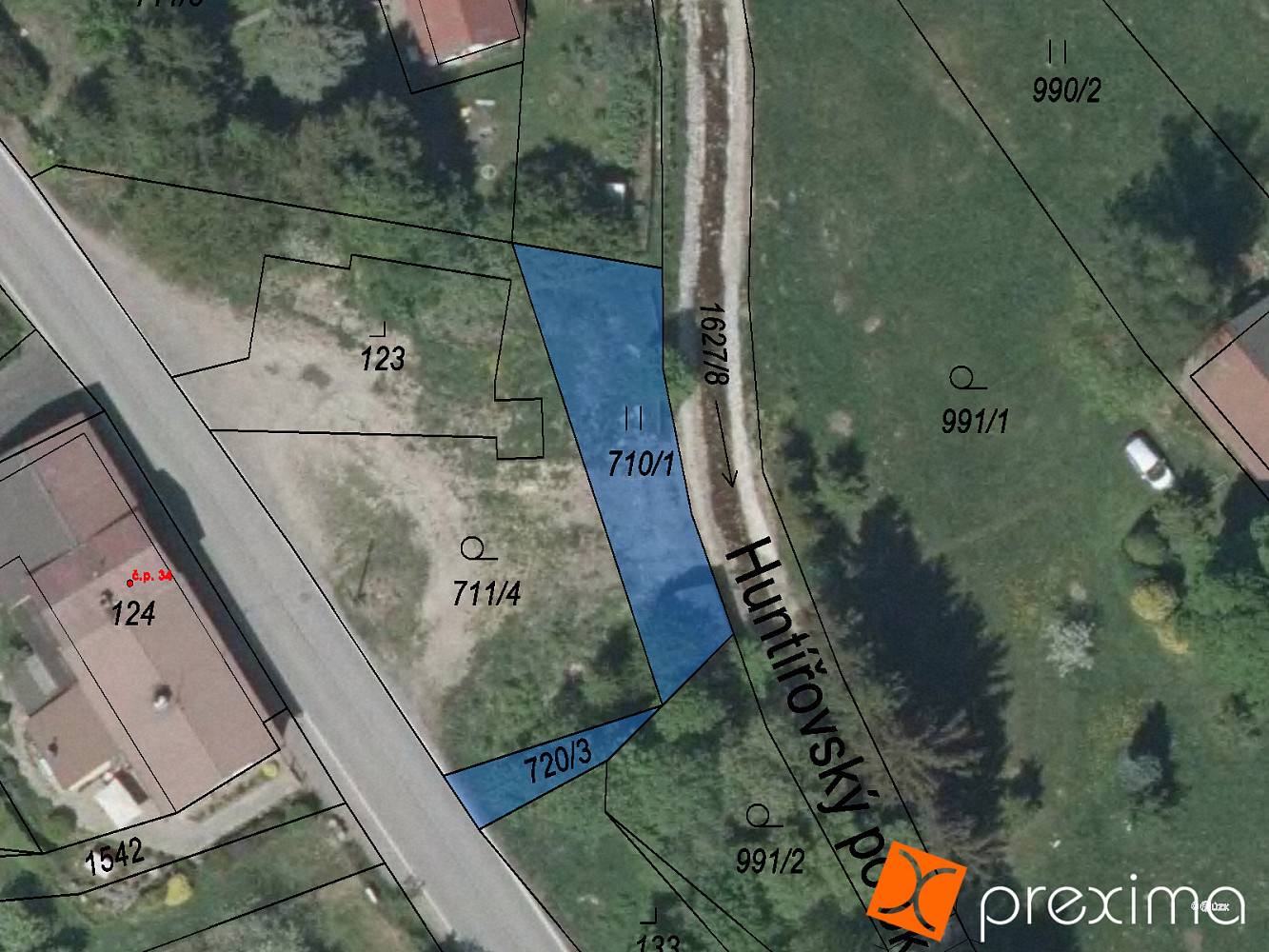 Prodej stavebního pozemku 284 m²