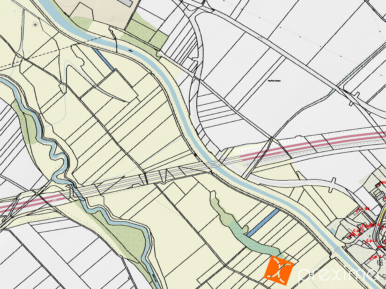Prodej pole 426 m² – pohled 3