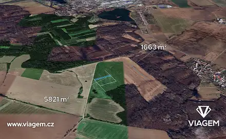 Prodej pole 1 535 m², Chropyně, okres Kroměříž