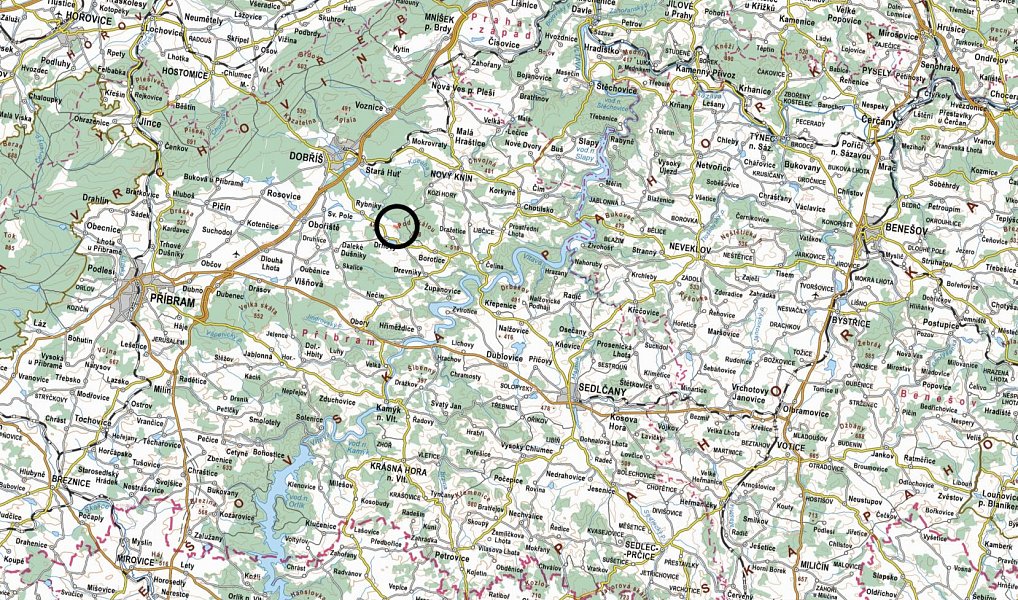 Prodej pole 13 082 m², Drhovy – náhled fotky 3