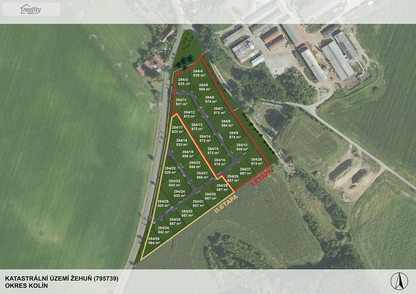Prodej stavebního pozemku 873 m²