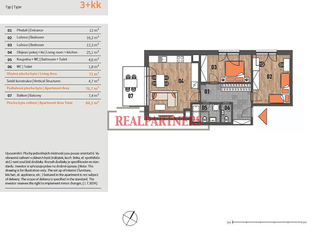 Prodej bytu 3+kk 84 m² – fotografie 2