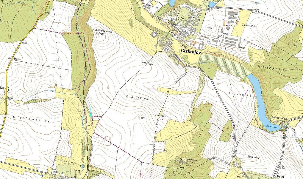 Prodej pole 1 067 m², Slavonice – náhled fotky 3