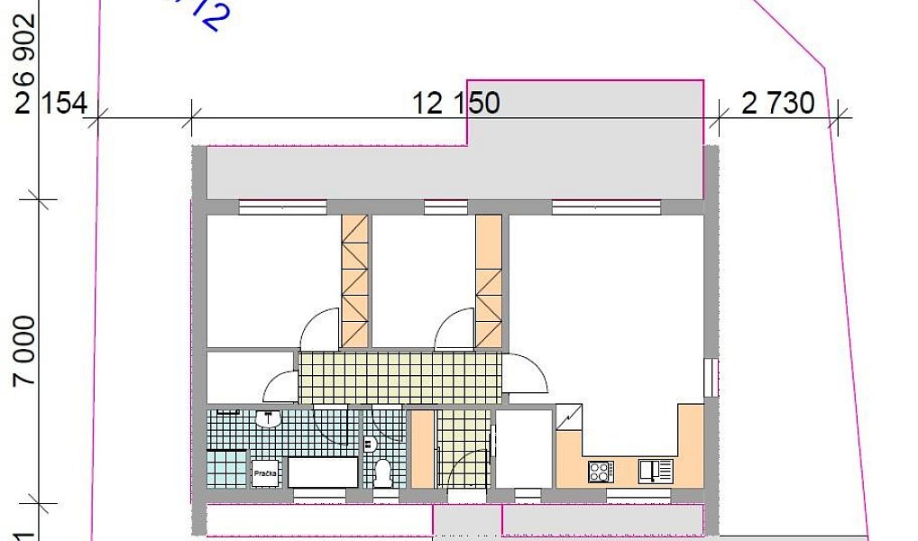 Prodej stavebního pozemku 283 m², Frenštát pod Radhoštěm – náhled fotky 6