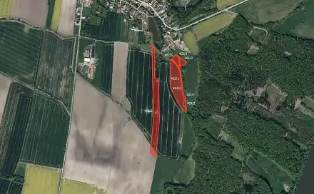 Prodej pole 46 405 m², Dolní Roveň - Litětiny, okres Pardubice