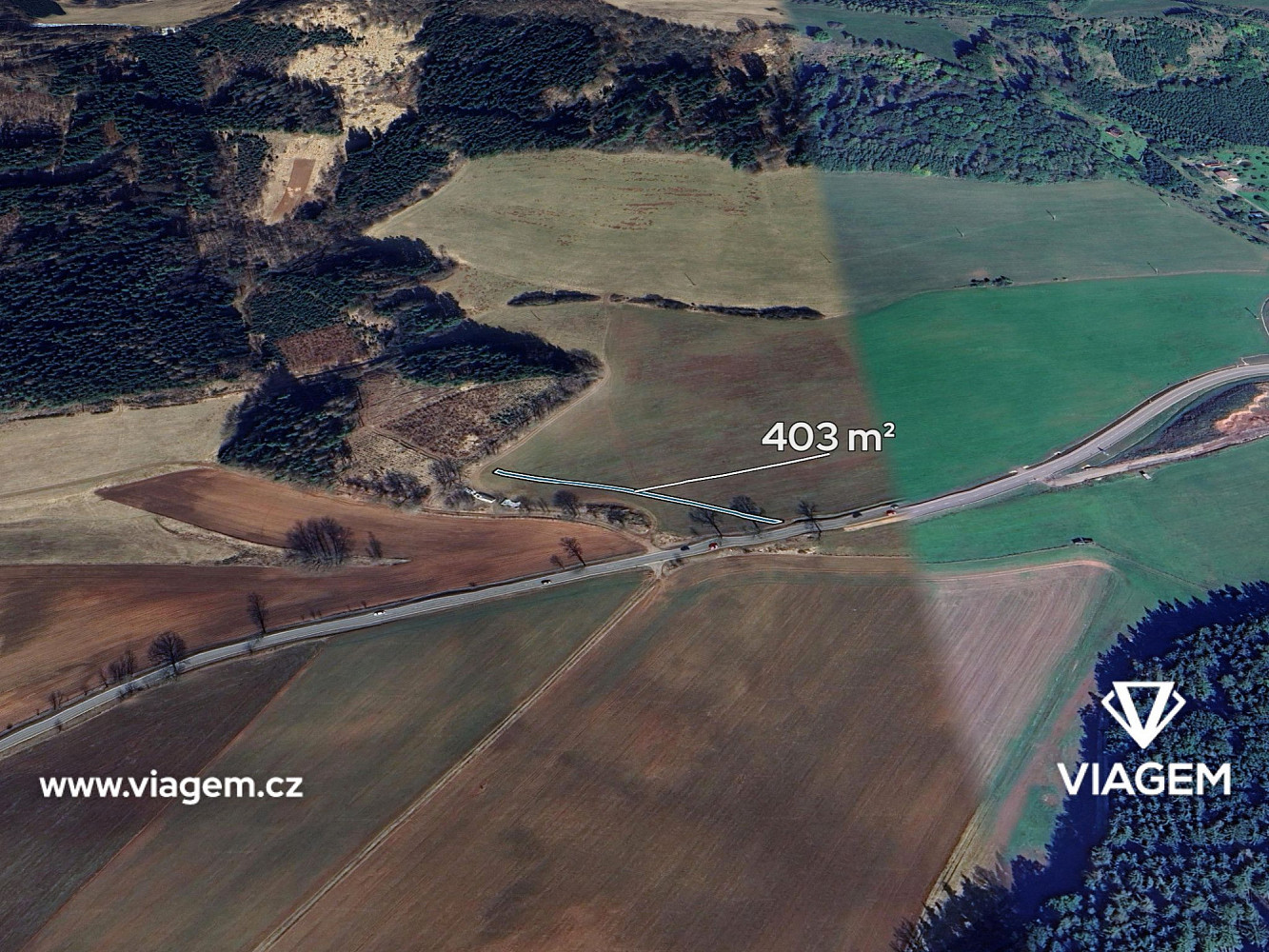Prodej pole 403 m²