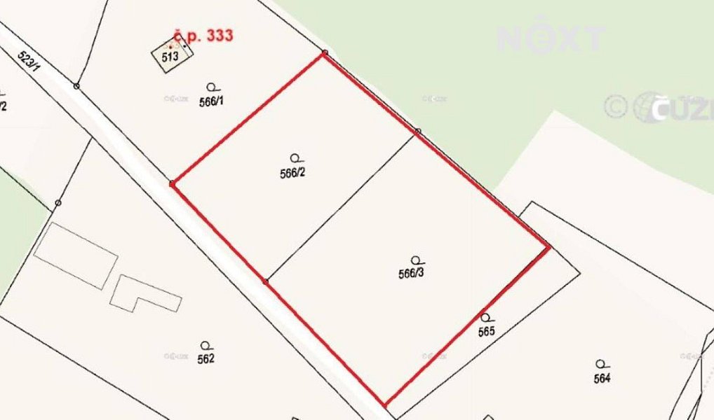Prodej stavebního pozemku 2 318 m², Malé Svatoňovice – náhled fotky 5