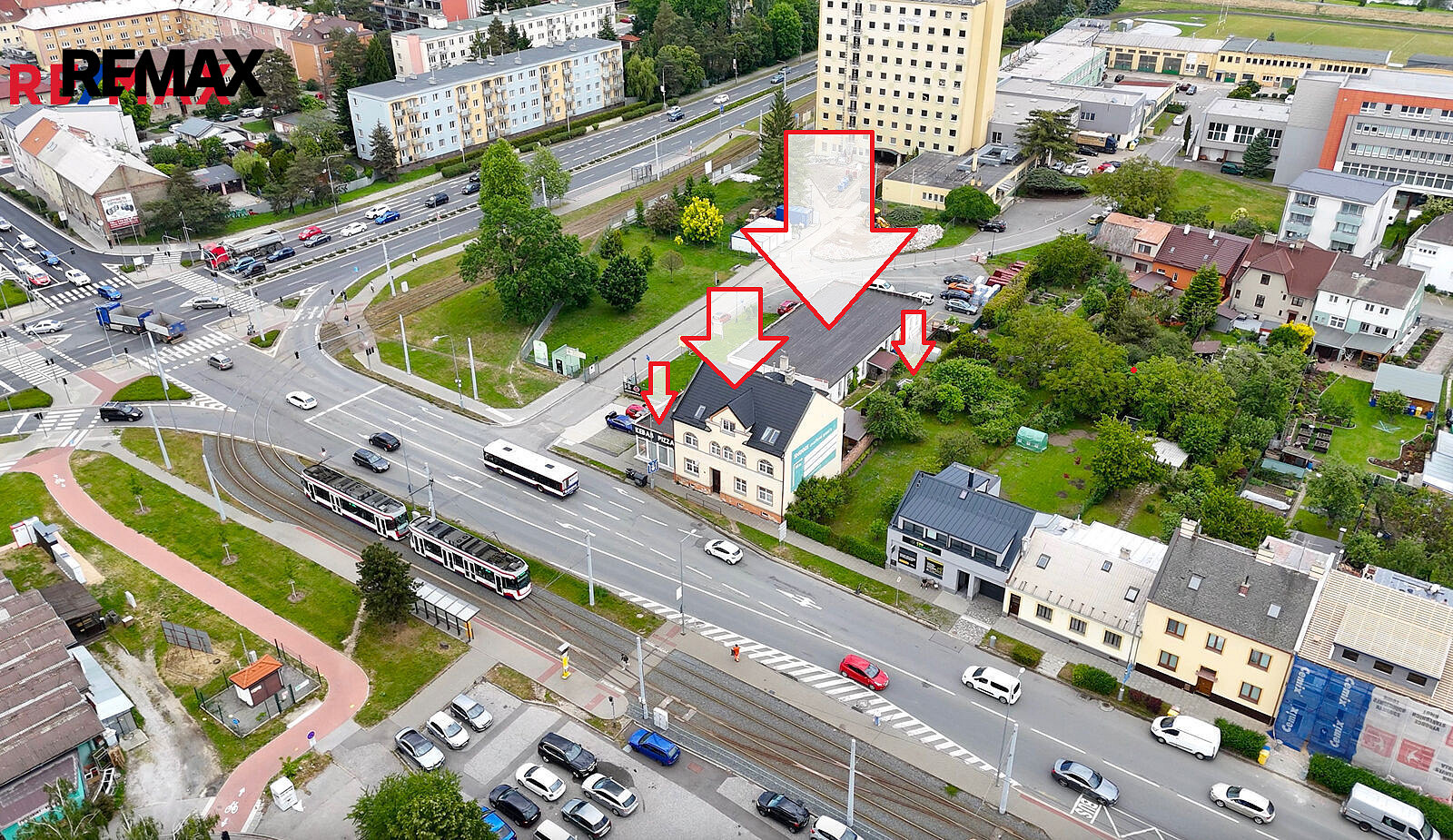 Prodej investičního domu s byty a komercí Rooseveltova, Olomouc – další