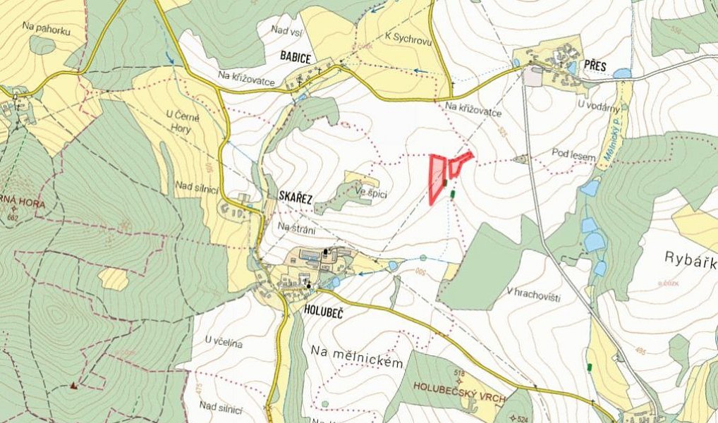 Prodej pole 11 320 m², Hostouň – náhled fotky 2