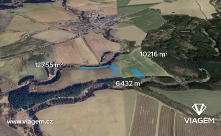 Prodej pole 4 026 m², Chýnov, okres Tábor