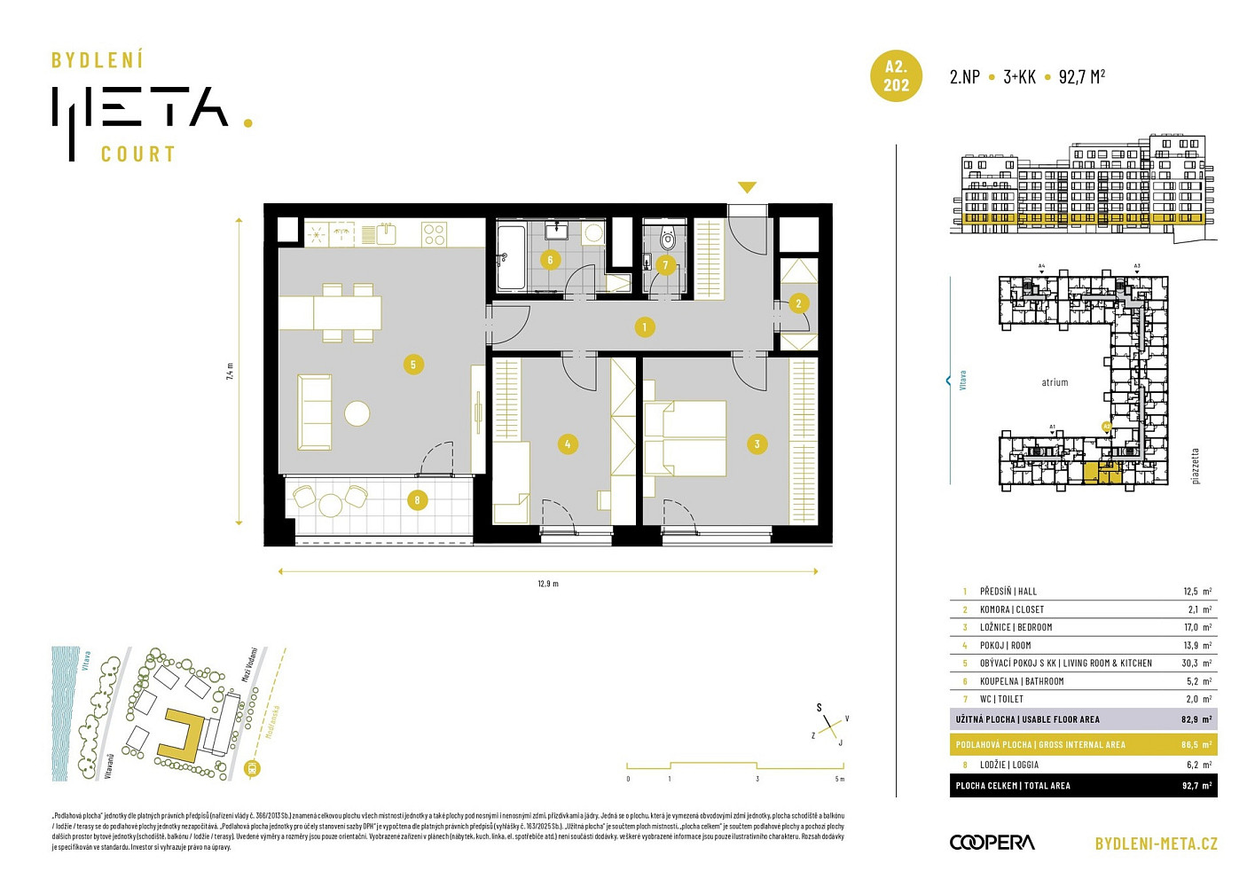 Prodej bytu 3+kk 83 m² – fotografie 2