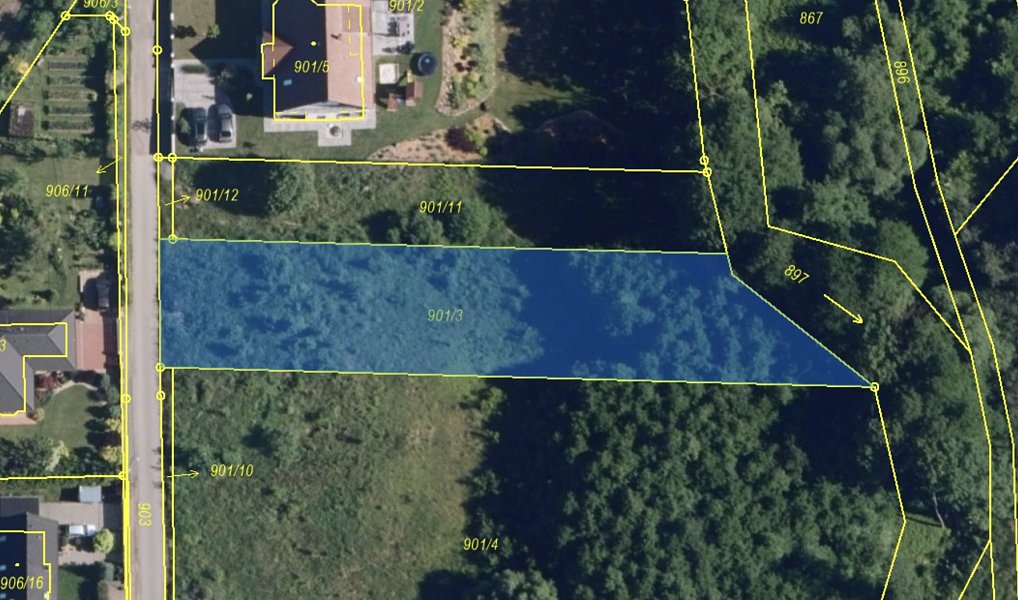 Prodej stavebního pozemku 1 359 m², Skalička – náhled fotky 5