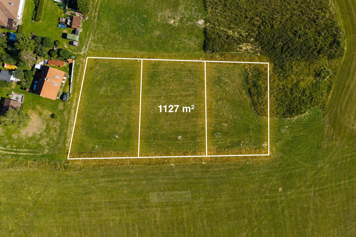 Prodej stavebního pozemku 1 127 m² – fotografie 3