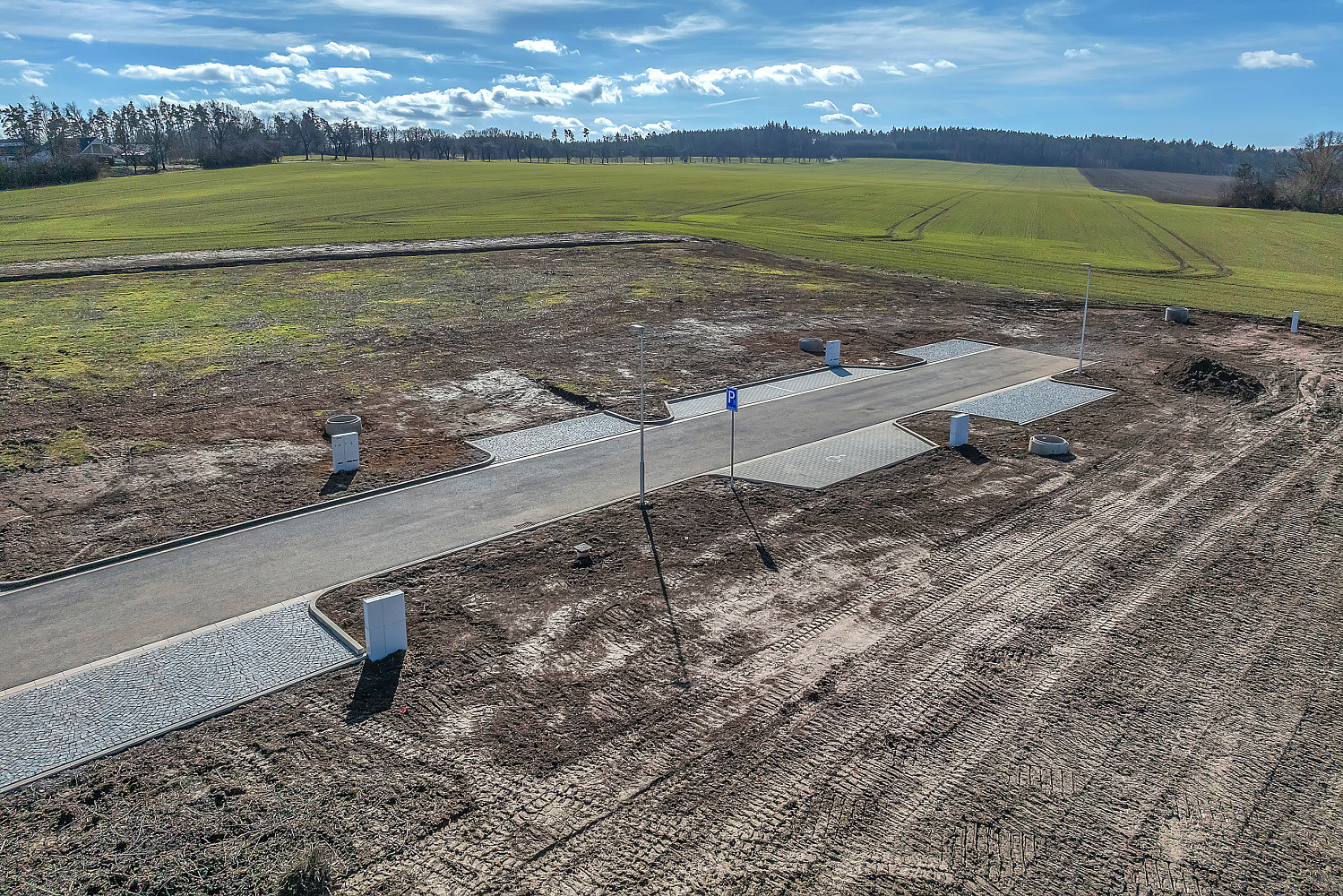 Prodej stavebního pozemku 1243 m² - Morašice – pohled 5
