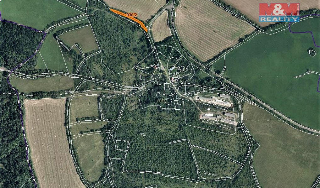 Prodej lesa 1 300 m², Mašťov – náhled fotky 3