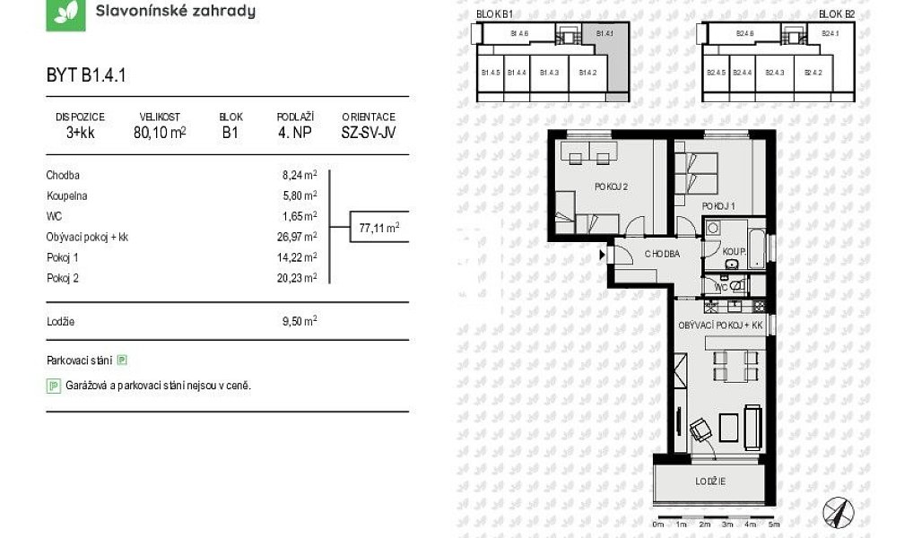 Prodej bytu 3+kk 80 m², Olomouc – náhled fotky 9