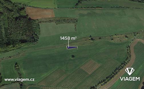 Prodej pole 1 458 m², Pnětluky, okres Louny