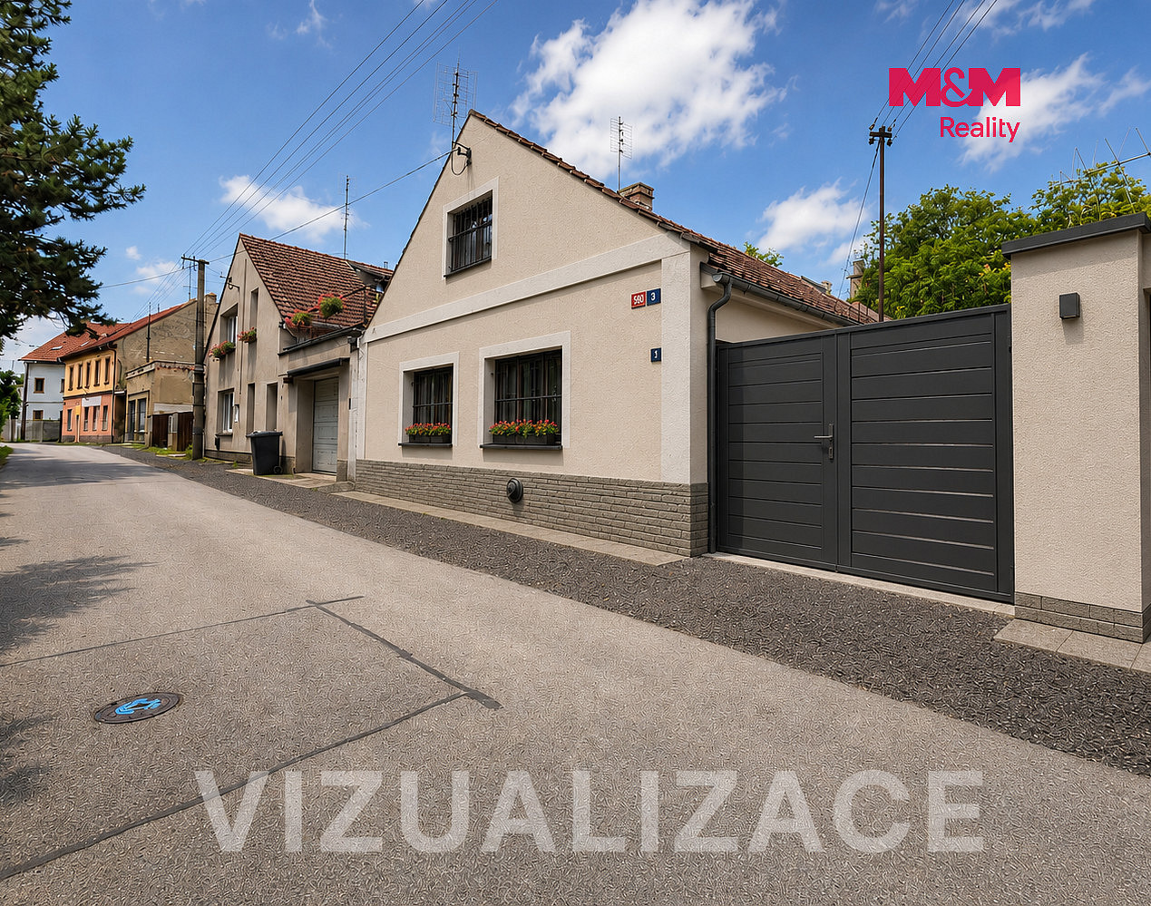 Dům 4+kk – Slaný – pohled 2