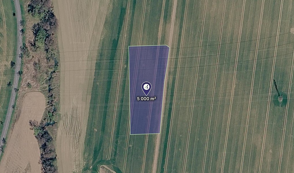 Prodej pozemku, 5000 m², Kroměříž, Lubná