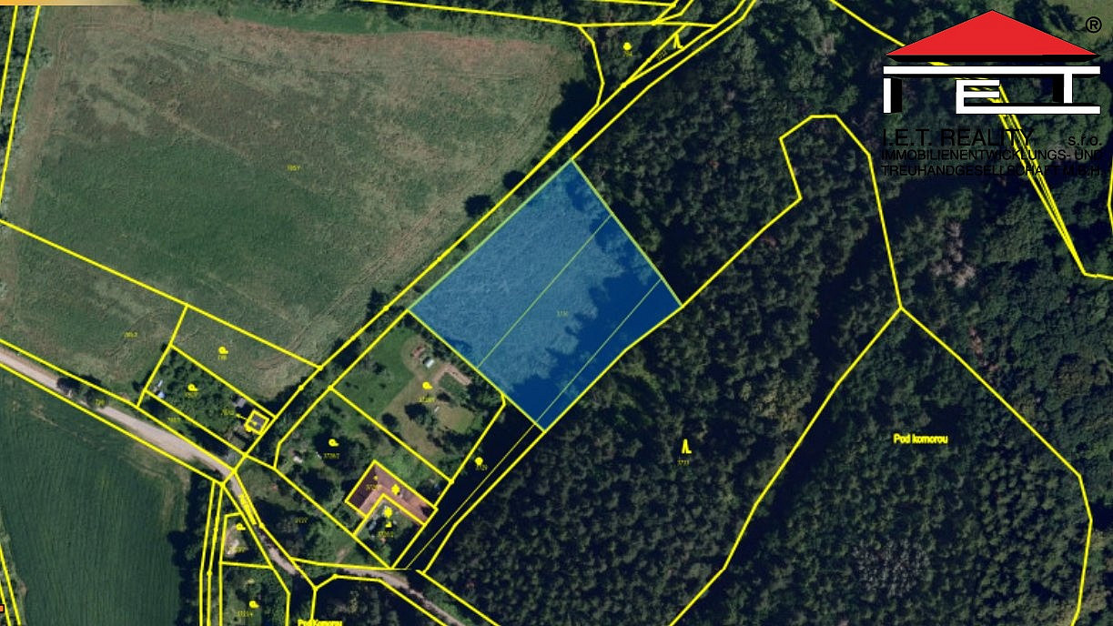 Prodej pozemku 4 533 m², Brno - Bystrc – pohled 2