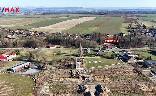 Prodej komerčního pozemku 6 704 m², Vražné, okres Nový Jičín