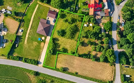Prodej stavebního pozemku 1 771 m², Kozmice - Kácova Lhota, okres Benešov
