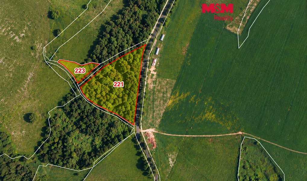 Prodej pozemku, 17561 m², Vysoká - Cheb, Stará Voda