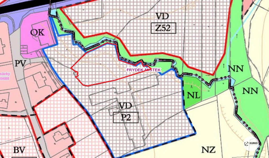 Pronájem komerčního pozemku 3 810 m², Frýdek-Místek – náhled fotky 3
