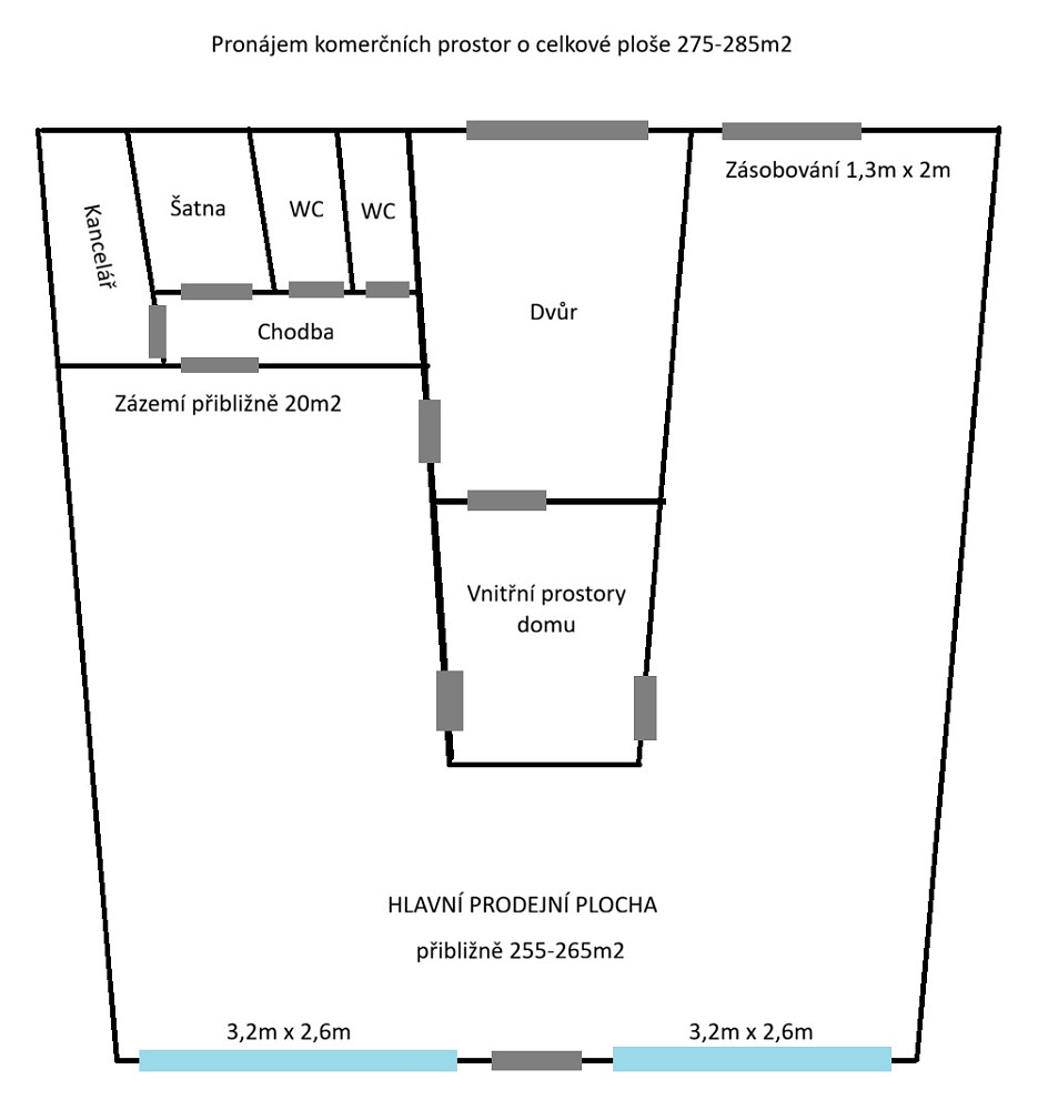 Pronájem obchodních prostor 280 m² – fotografie 4