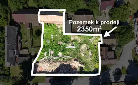 Prodej stavebního pozemku 2 350 m², Skopytce, okres Tábor