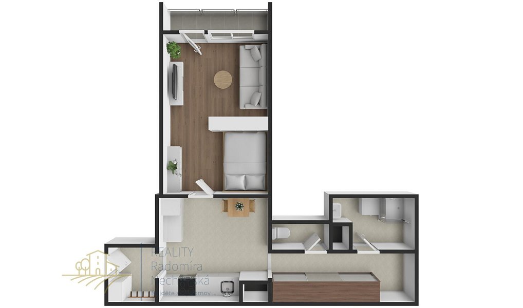 Prodej bytu 1+kk 42 m², Mělník – náhled fotky 30