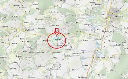 Prodej lesa 7 656 m², Tisem - Podomí