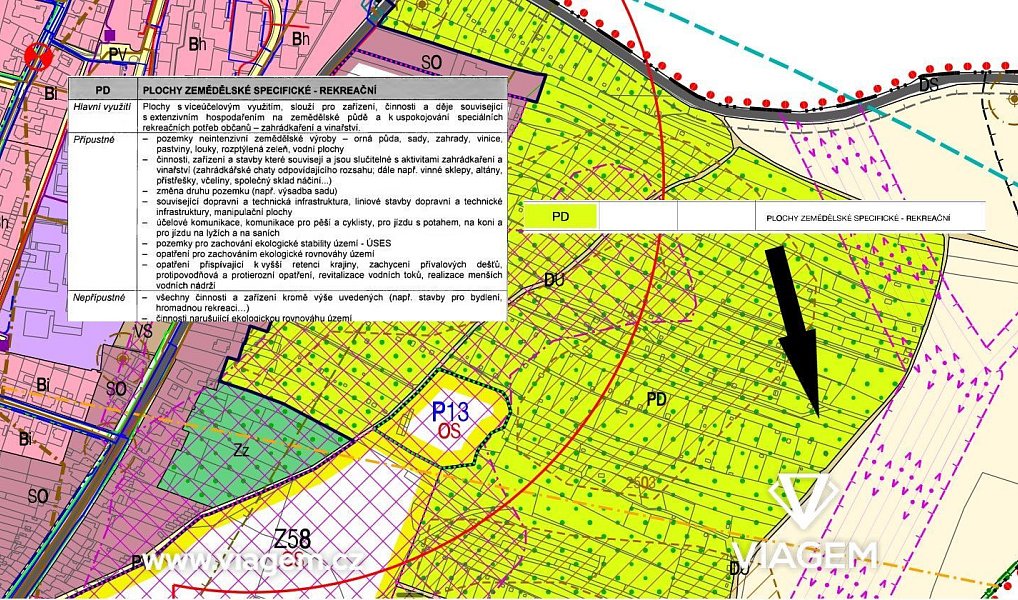 Prodej zahrady 1 708 m², Kyjov – náhled fotky 3