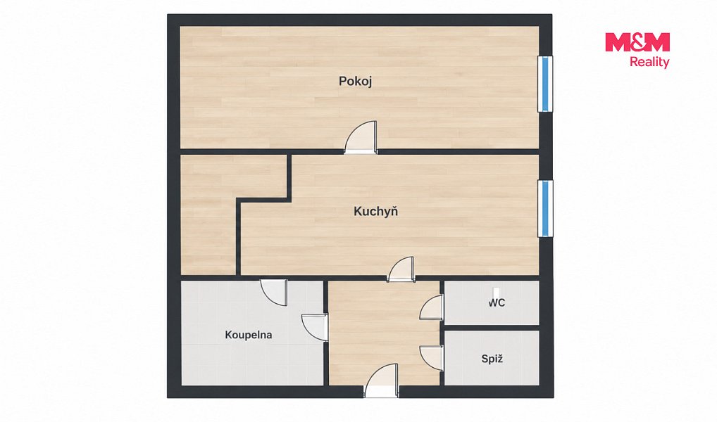 Prodej bytu 1+1 48 m², Ostrava – náhled fotky 6