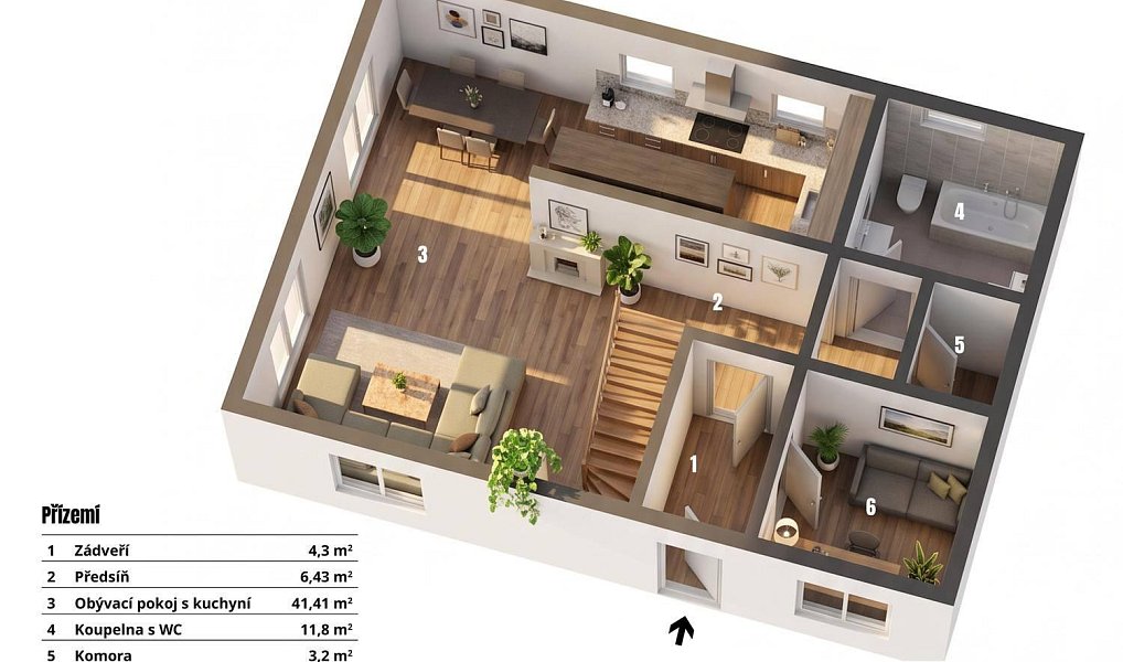 Prodej domu 169 m² s pozemkem 711 m², Kanice – náhled fotky 27