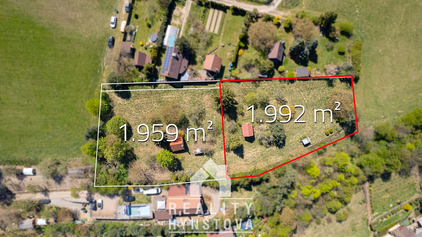 Prodej zahrady 1 992 m²