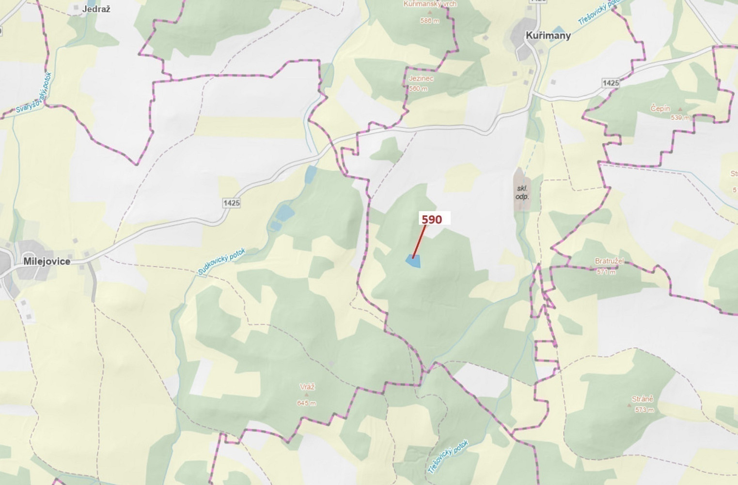 Dražba lesa 4 807 m²