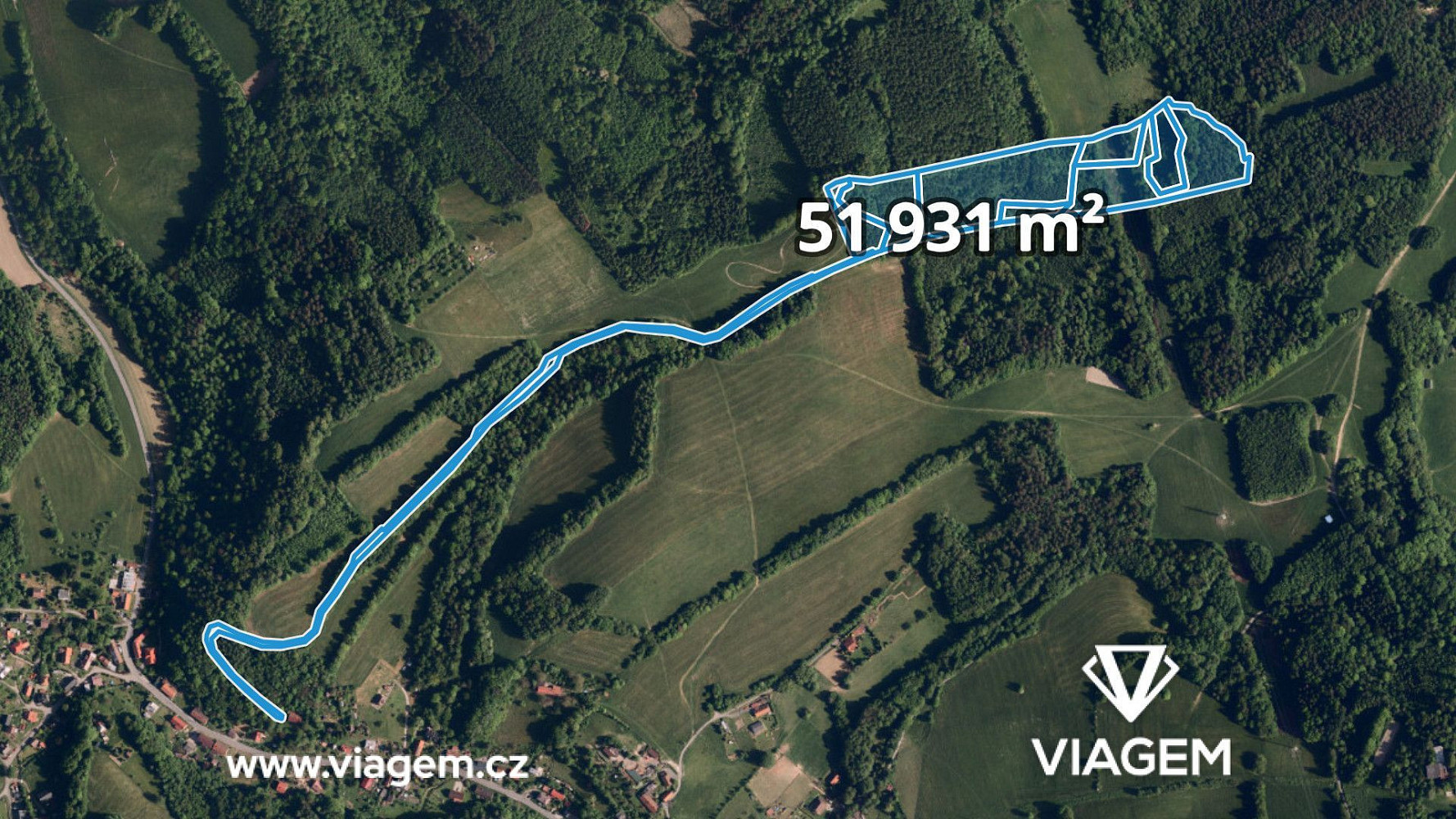 Prodej lesa 11 649 m²