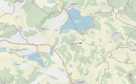 Dražba lesa 90 m², Hnačov